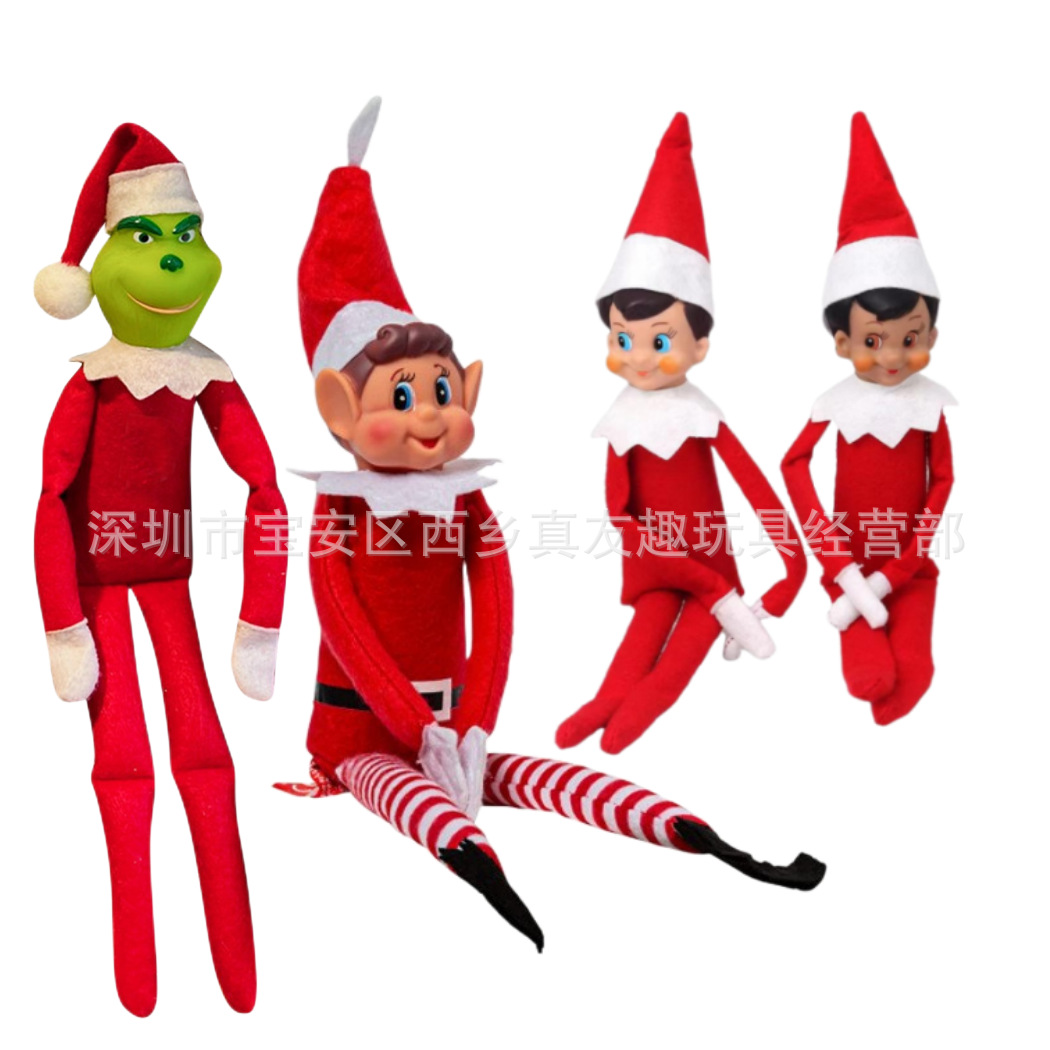 

Popular Grinch Doll Christmas Elf Ornament Pendant GrinchDoll Cloth Toy Wholesale christmas halloween 28562