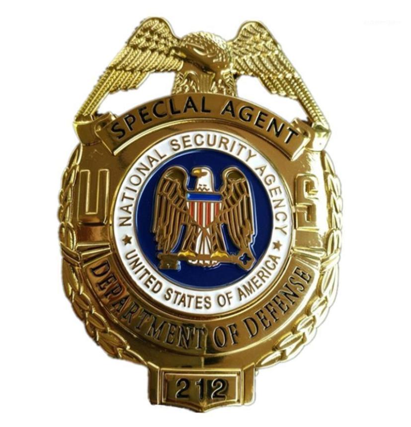 

United States Metal Badge Special Agent Detective Coat Lapel Brooch Pin Insignia Officer Emblem Cosplay Collection Film Show12767410