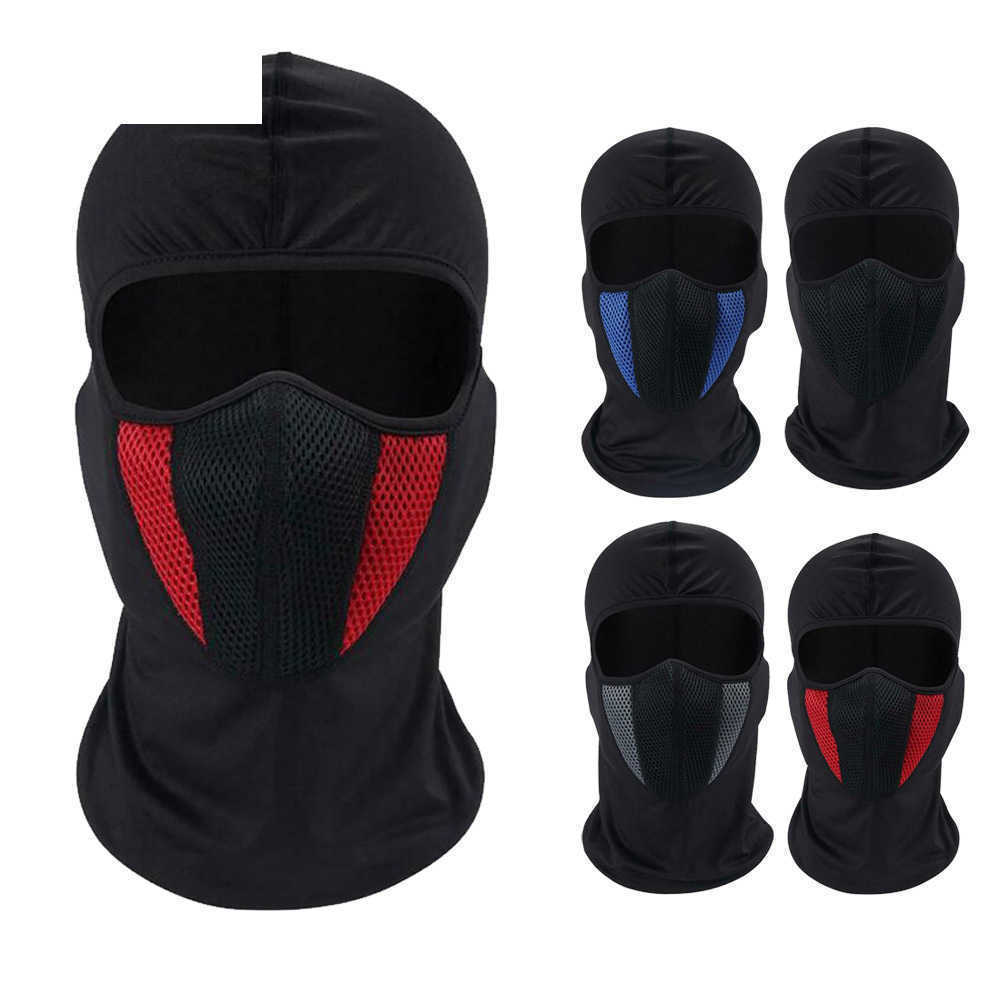 

1 Pcs Motorcycle Cycling Balaclava Full Face Mask Scarf Hat Cotton Mesh Face Mask Outdoor Windproof Motorcycle Accessories