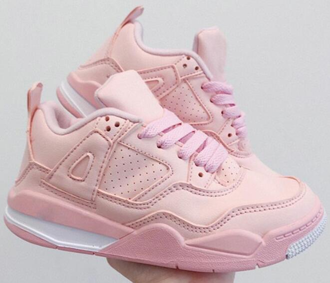 

Kids 4 Basketball Shoes Black cat Toddler TD 4s Red Chicag Boys Girls BasketBall Pour Enfants Athletic Outdoor Sneakers size 26-35 A4