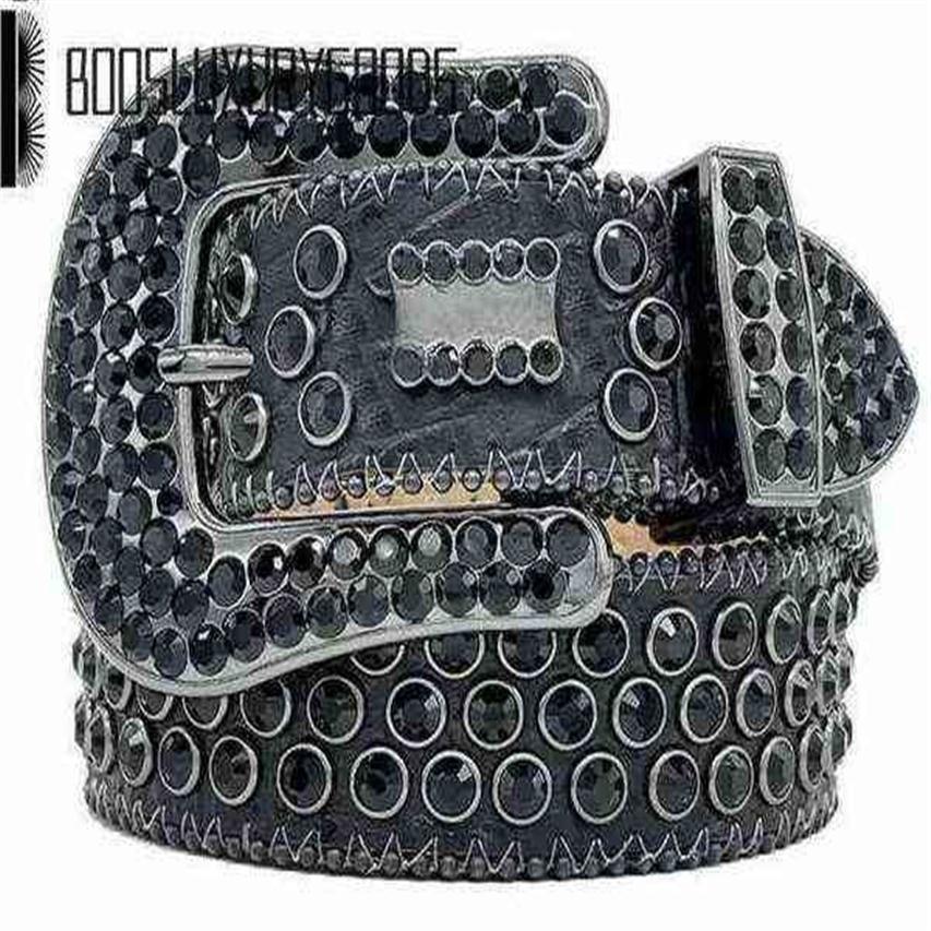 

Bb Belt Designer 2022 Simon Belts for Men Women Shiny diamond belt white cintura uomo boosluxurygoods 2000233m