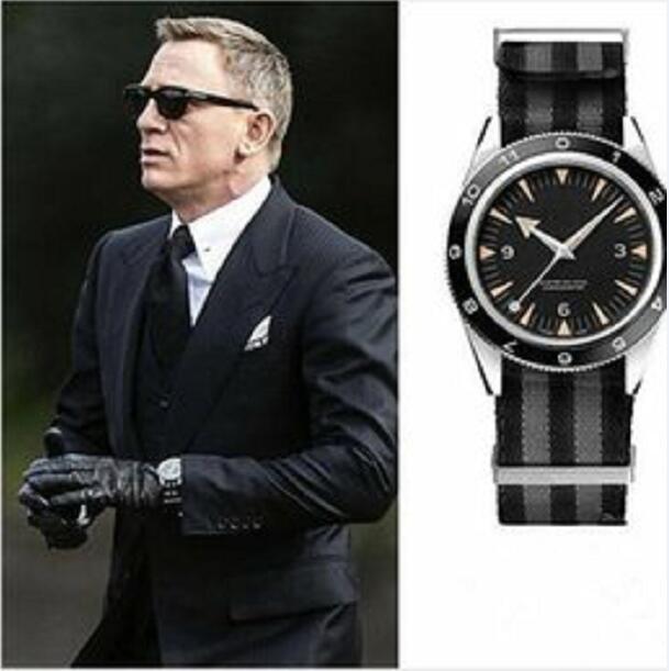 

high QUALITY Brown Cloth Fashion Mechanical Men's Stainless Steel watch Automatic Sports mens tourbillon Watches Wristwatches #007