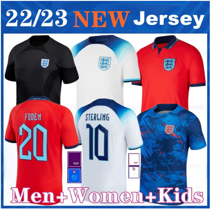 

2022 MEAD KANE soccer jersey STERLING RASHFORD MOUNT FODEN SAKA 22 23 eNGLanD football shirt women men kids kit sets uniform Size 4XL, Away