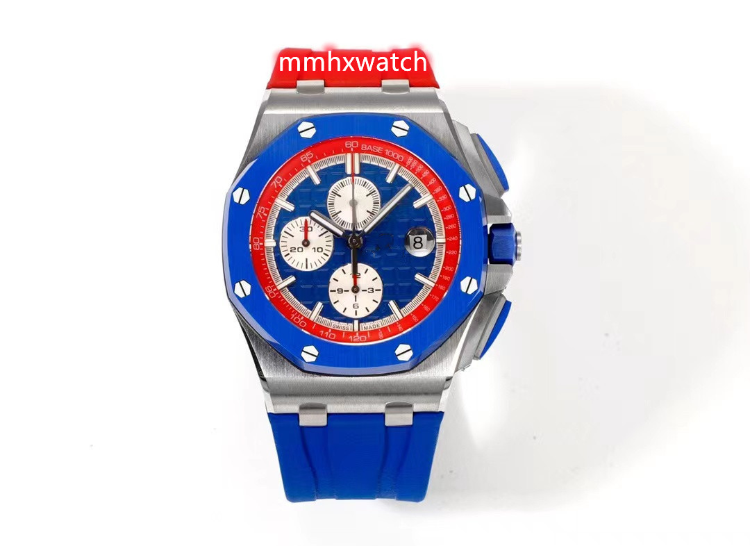 

JJF 26405 26400 Wrist watch diameter 44 mm with 3126 movement twelve small second six and nine position 12 hours and 30 minutes timing sapphire crystalmirror face, As shown