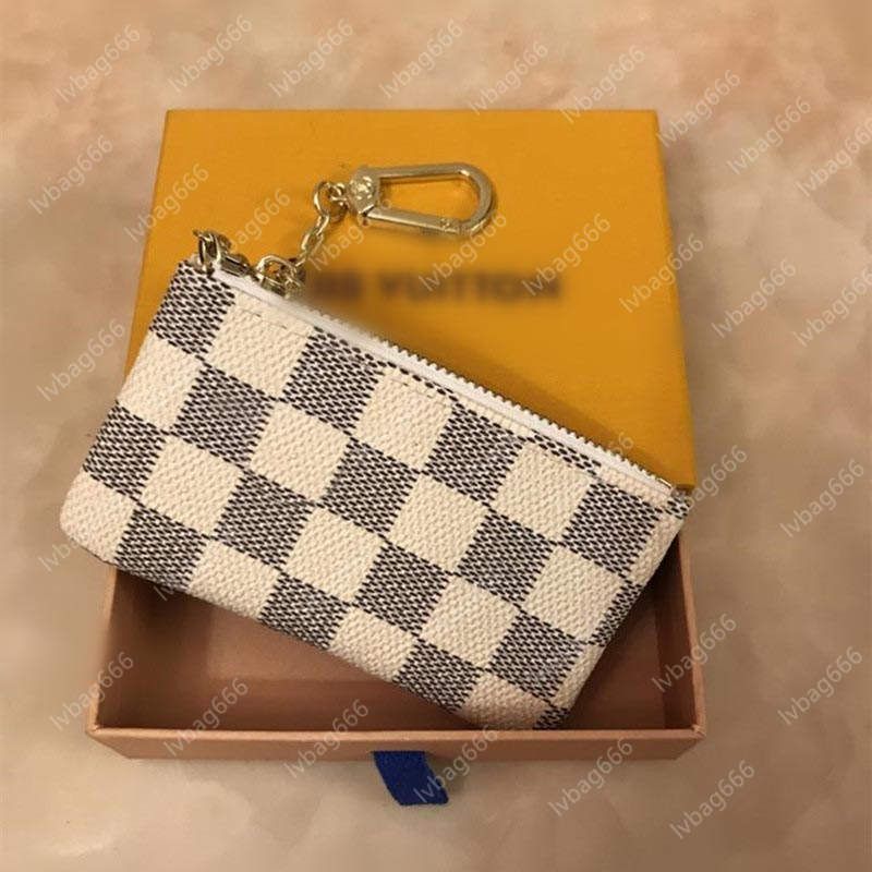 

KEY POUCH Fashion Womens Bag Mens Ring Credit Card Holder Coin Purse Mini Wallets Luxury Designers Bag Leather Handbags GGs YSLity louiseity LVs Viutonity