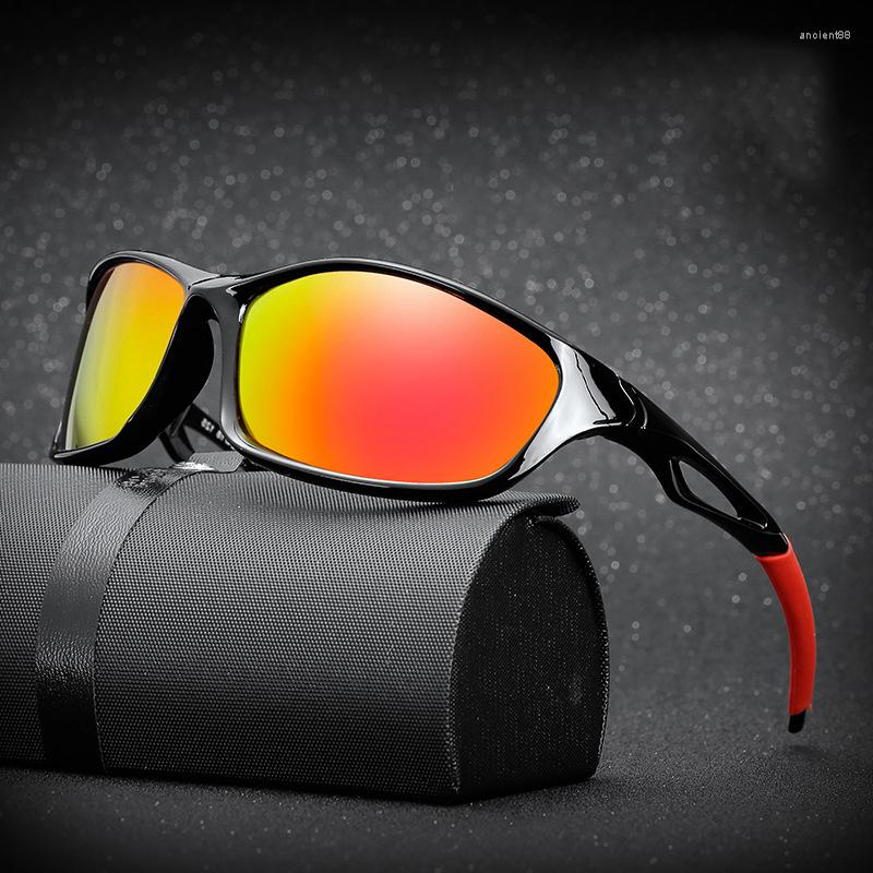

Sunglasses Polarized Men Luxury Designer Square Sports Sun Glasses Male Driving Fishing Black Frame Mirror Goggle UV400 Eyewear