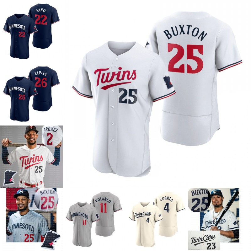 

2023 MN Minnesota Byron Buxton Twins Jerseys Men Women Youth Max Kepler Carlos Correa Jorge Polanco Gary Sanchez Gio Urshela Joe Ryan Jose Miranda Nick Gordon, Begie cool base