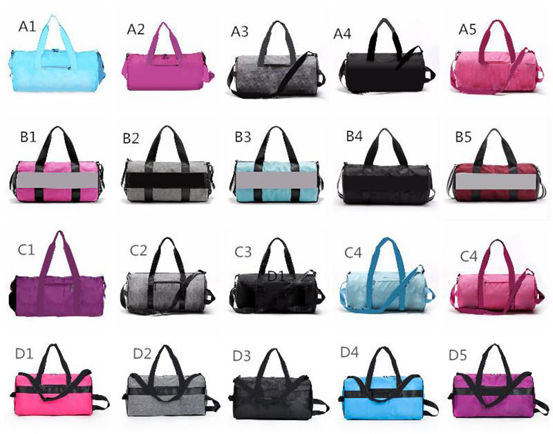

Multifunction Luxury Designer Pink Nylon Bags Storage Yoga Gym Large Capacity Duffel Travel Waterproof Casual Beach Exercise Luggage Duffel Bag, Mixcolor