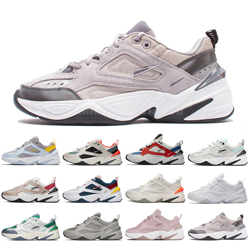 

Running Shoes Sports Trainers Sneakers White Pure Platinum Women Mens Zapatillas 2023 Monarch The M2K Tekno Dad 36-45, Color 5