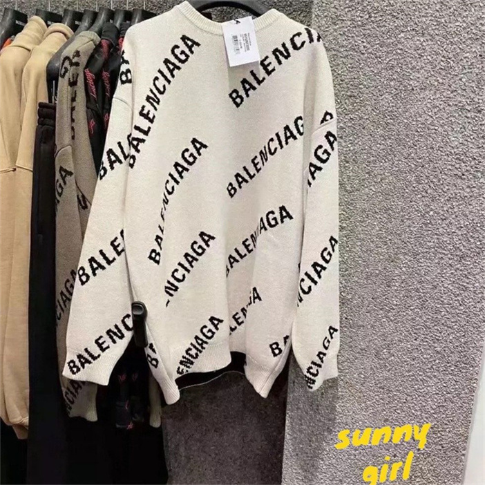 

Women's Sweaters Warm soft and comfortable autumn/winter jumper European and American designers long sleeve round neck printed embroidery coat size S-XXL B12