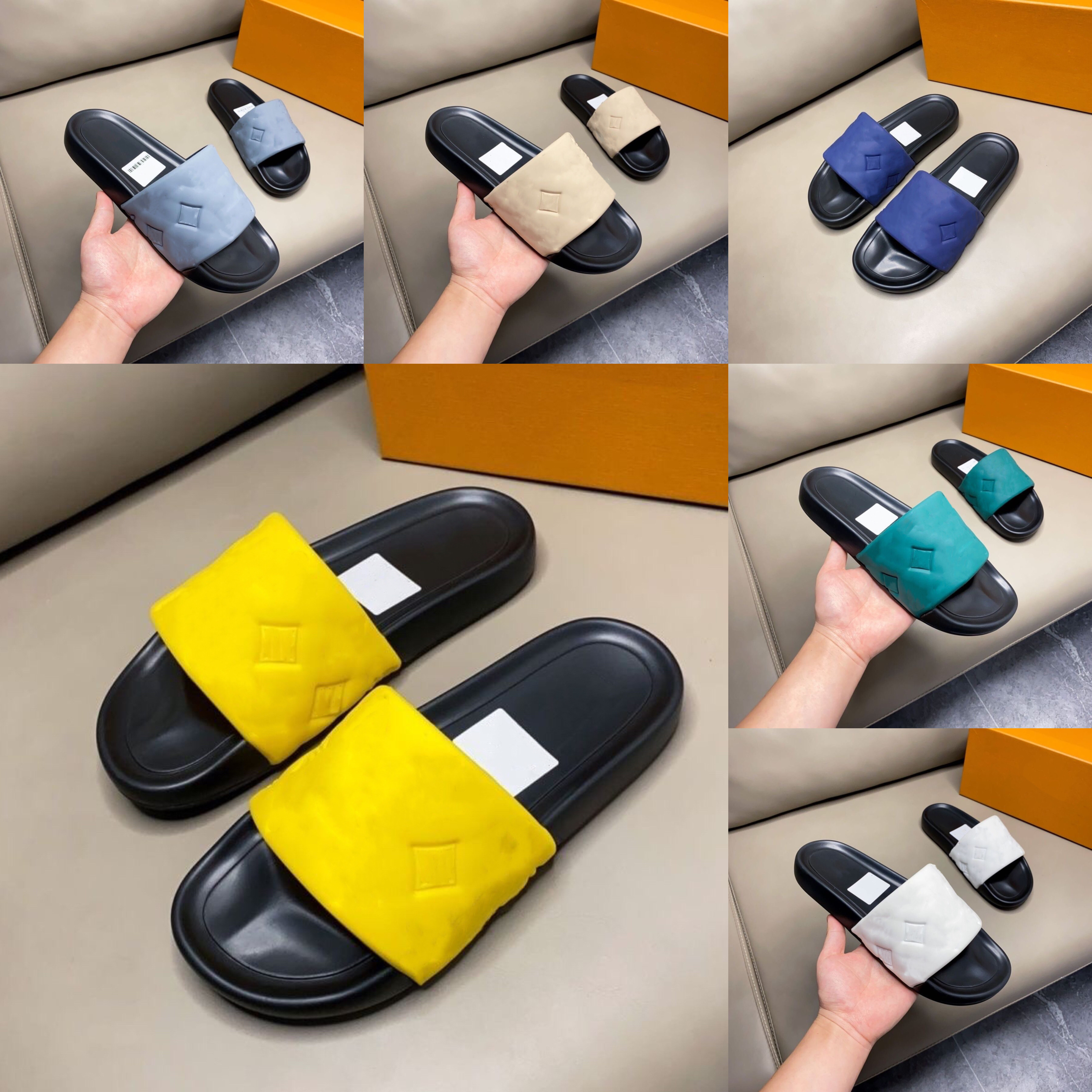 

New slipper Fashion platform sandals Men's Designer luxury couples non-slip deodorant Breathable quick dry waterproof bathroom beach flip-flops 38-45