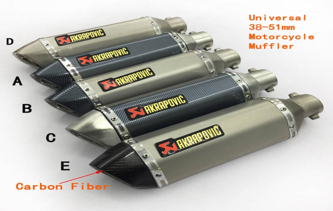 

Inlet ID51mm Length370mm Small hexagon Motorcycle Exhaust Pipe Motorbike Muffler Escape with Db killer4093111