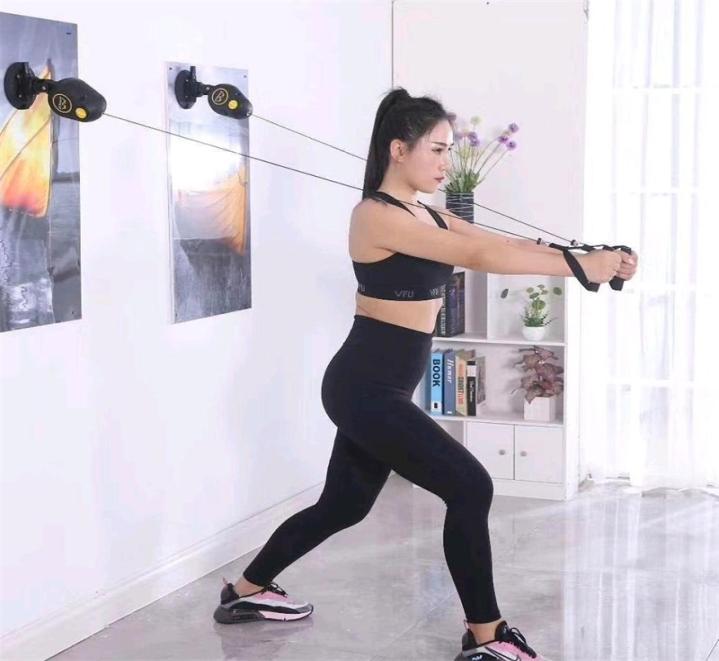 

Rope Trainer Rope Pull Exercise Machine Resistance Bands with Handles Trainer Suction Cup Home Fitness Pilates Rope Gym 1PCS 201211887470
