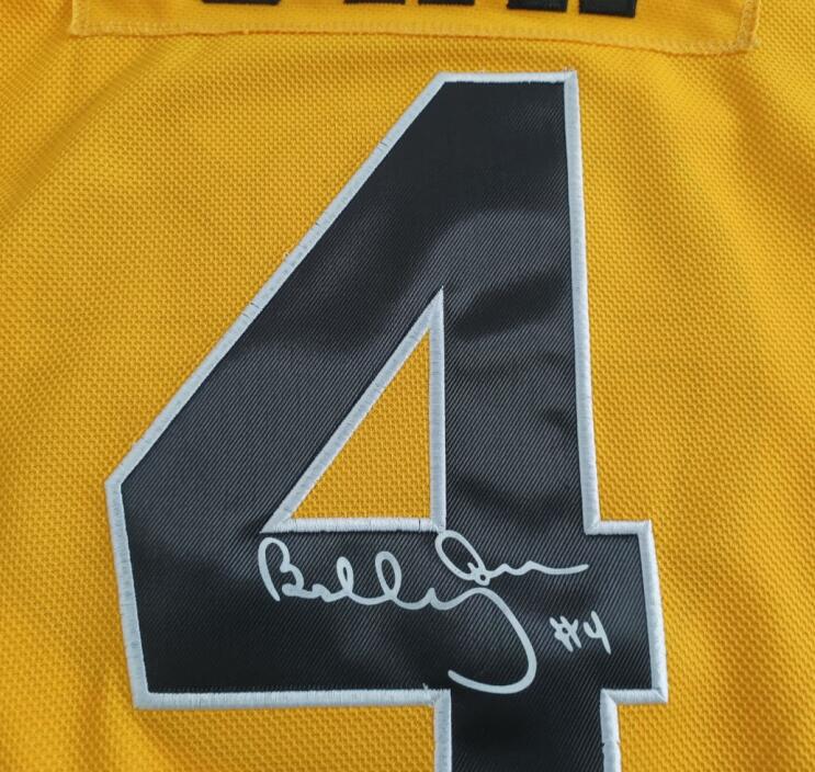 

BOBBY ORR Signed Autograph signatured Autographed auto jersey shirts, Blue