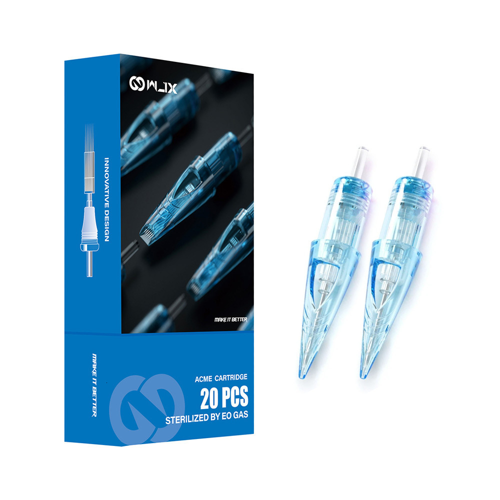 

Tattoo Needles WJX 20pcs RL RLB Cartridge Round Liner Disposable Sterile Rotary Pen Makeup Machine Needle Supplies 221119
