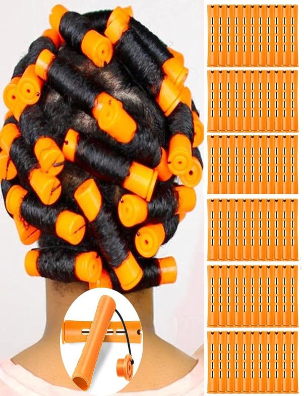 

Hair Rollers Perm Rods and 60 Pieces with Cold Wave Curler for Women Long Short 8 Sizes 221013
