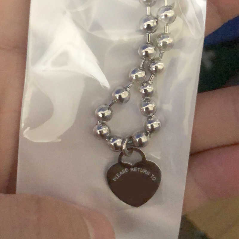 

15mm Heart Pendant 45cm Chain Necklaces Women Stainless Steel Round Jewelry on The Neck Valentine Day Couple Gifts for Girlfriend