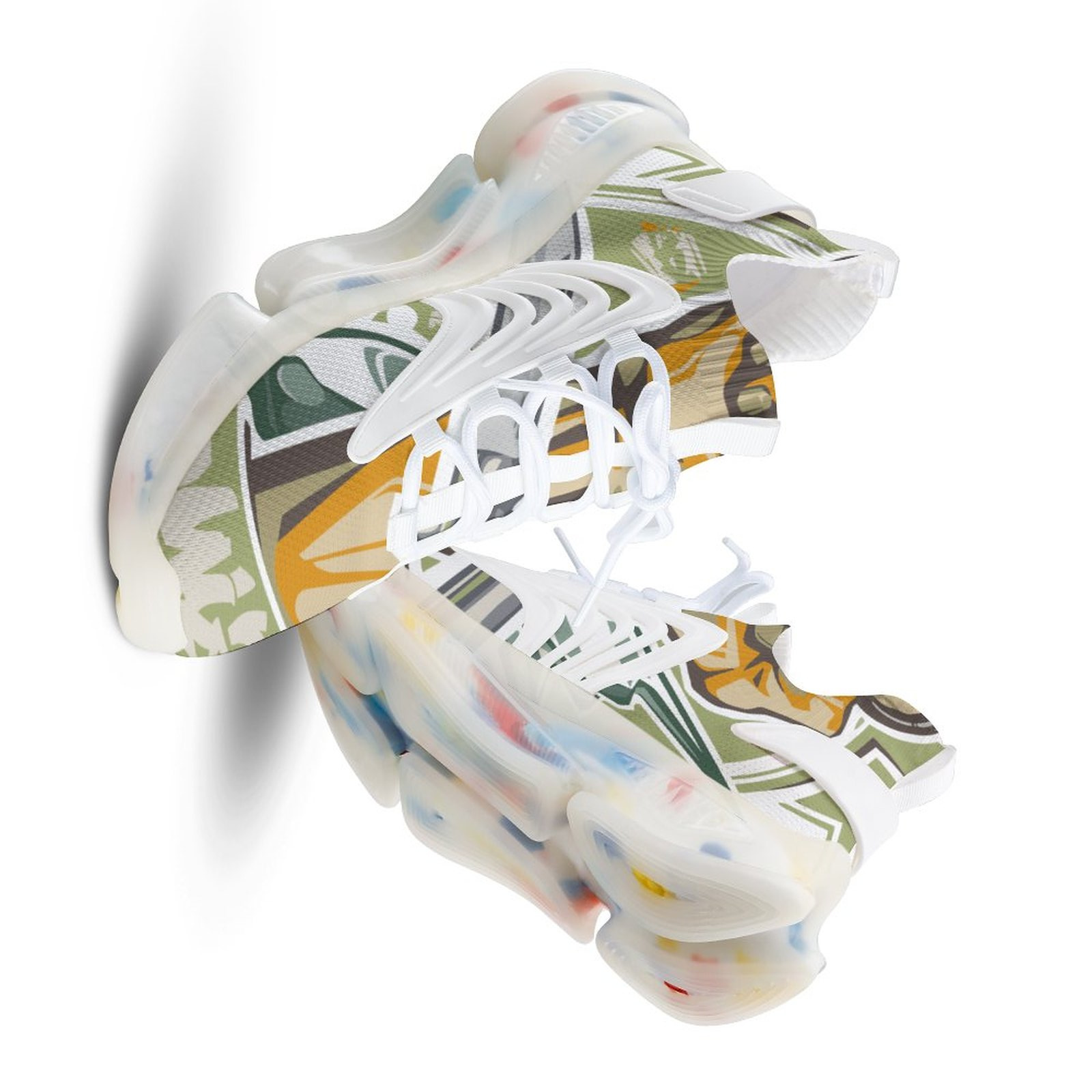 

Custom shoes orange green white Men shoes sneakers DIY Elastic Customized 015 sports trainers size eur 38-46 fddlllkkdfgfsh, 25