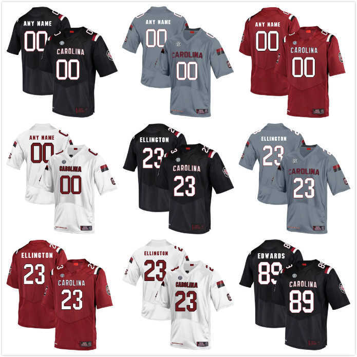 

NCAA American College Football Wear Custom Mens Youth South Carolina Gamecock Any Name Any Number Personalized Kids Man Home Away NCAA Colle, 00 grey