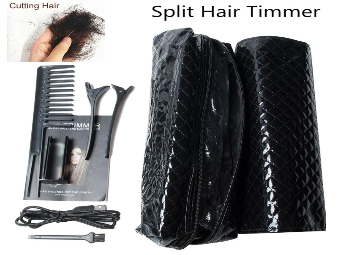 

Hair Split Trimmer USB Charging Professional Cutter Smooth End Cutting Clipper Beauty Set Bag Product Dual 1 4quot1 8 220531