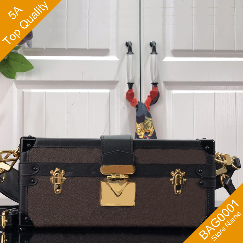 

Shoulder Bags Petite Trunk Bags East West Men Women Canvas Leather m46120 Fashion Casual Crossbody Pocket Handbag With Box B379 B378 B058 BA, B377