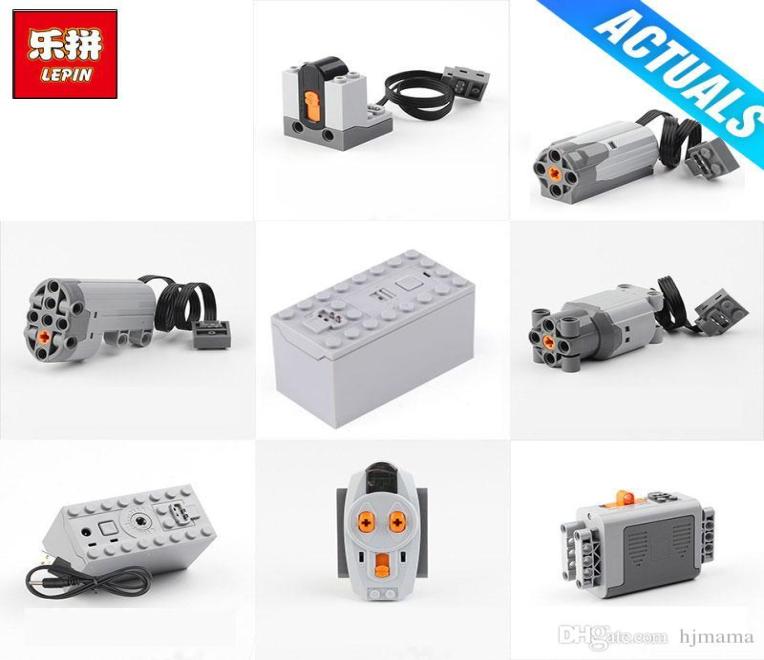 

Building Block Motor Technic 8883 8881 8882 Train Remote Control Battery Box Switch LED Light Power Functions 15039 20006 roller c7549802