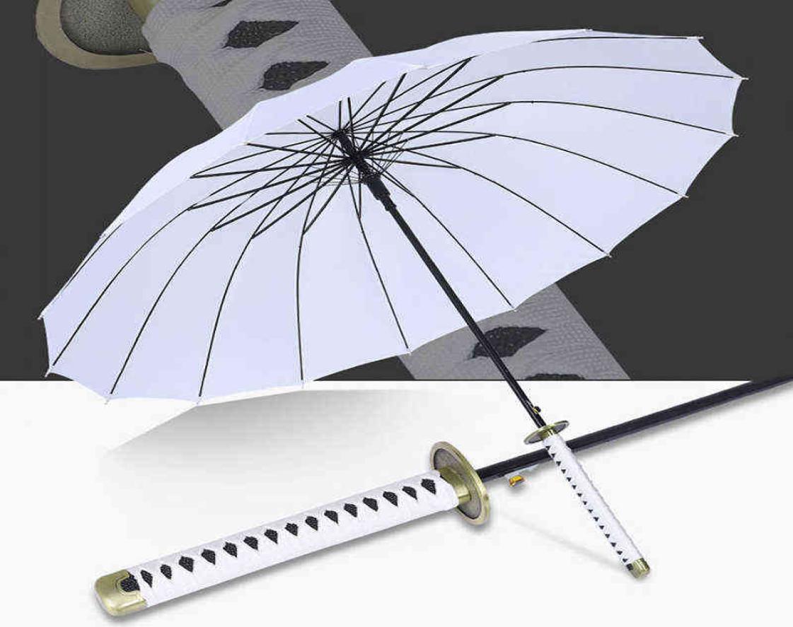 

Creative Japanese Samurai Sword Umbrella Corporation Long Wooden Handle Large Windproof Katana For Men Women Sombrilla J2207225154292