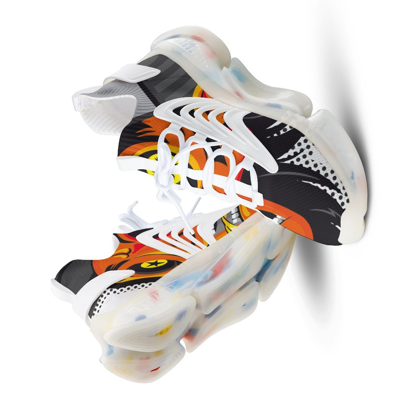 

Custom shoes orange green white Men shoes sneakers DIY Elastic Customized 015 sports trainers size eur 38-46 fddlllkksafqwe