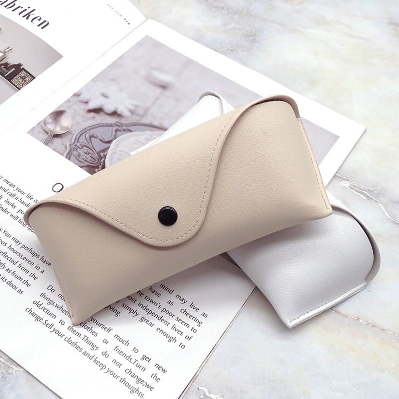 

Sunglasses Cases Durable Leather Eye Glasses Shell Hard Case Convenient Lightweight Protector Box Solid Color Pouch Bag Easy To Carry 221119