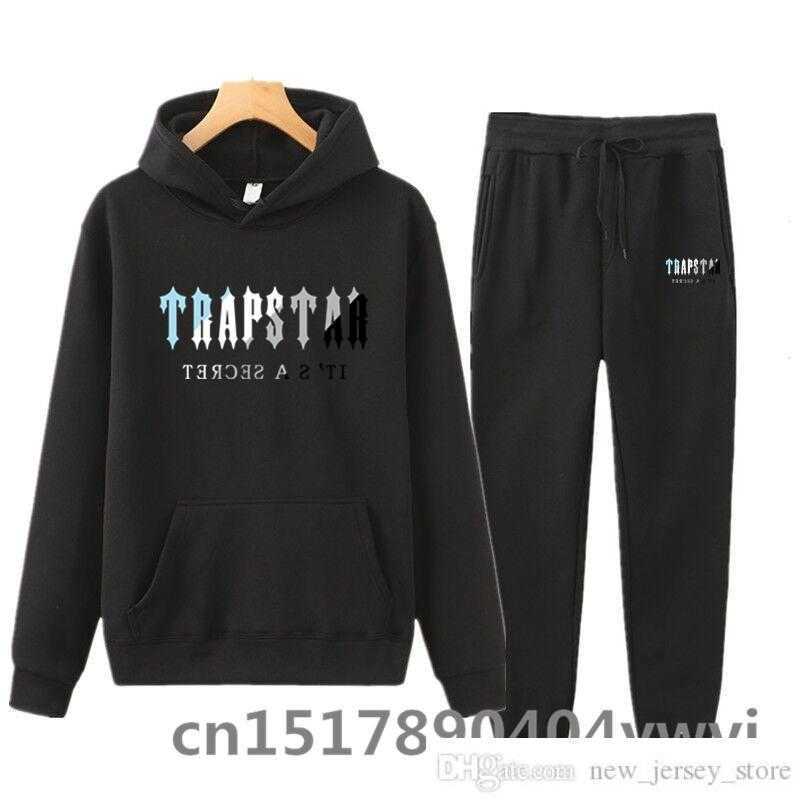 

Men's Tracksuits Trapstar Autumn Winter Men Hooded Sweatshirt Suit Couple Jogging Hoodies Sweatpants Two Pieces Set Streetwear TracksuitMen', Yellow-tr