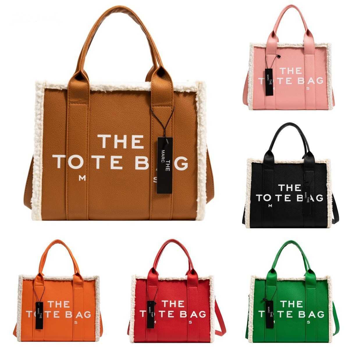 

Fashion Handbags Women PU Wool Leather Shoulder Bags MJ Handbag Shoulder for Womens wallets Letter Printed the Totes Bags Multi Colors Tote Purse, Customize