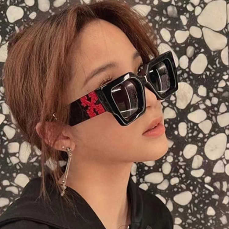 

2022 trend new glasses small box comfortable fashionable snowflake decorative Sunglasses