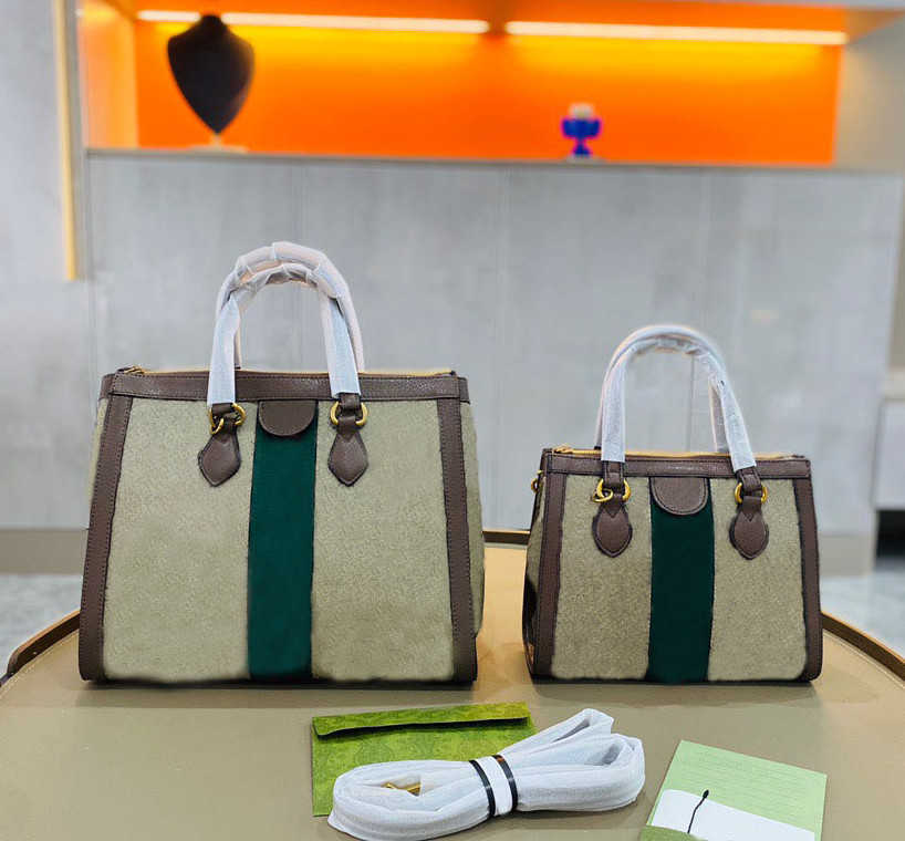 

Designers Handbags Women PVC Canvas Leather Ophidia Tote Handbag Luxurys Classic Shoulder Bags Ladies G Messenger Crossbody Bag Purse Vintage Totes, 25*20 cm