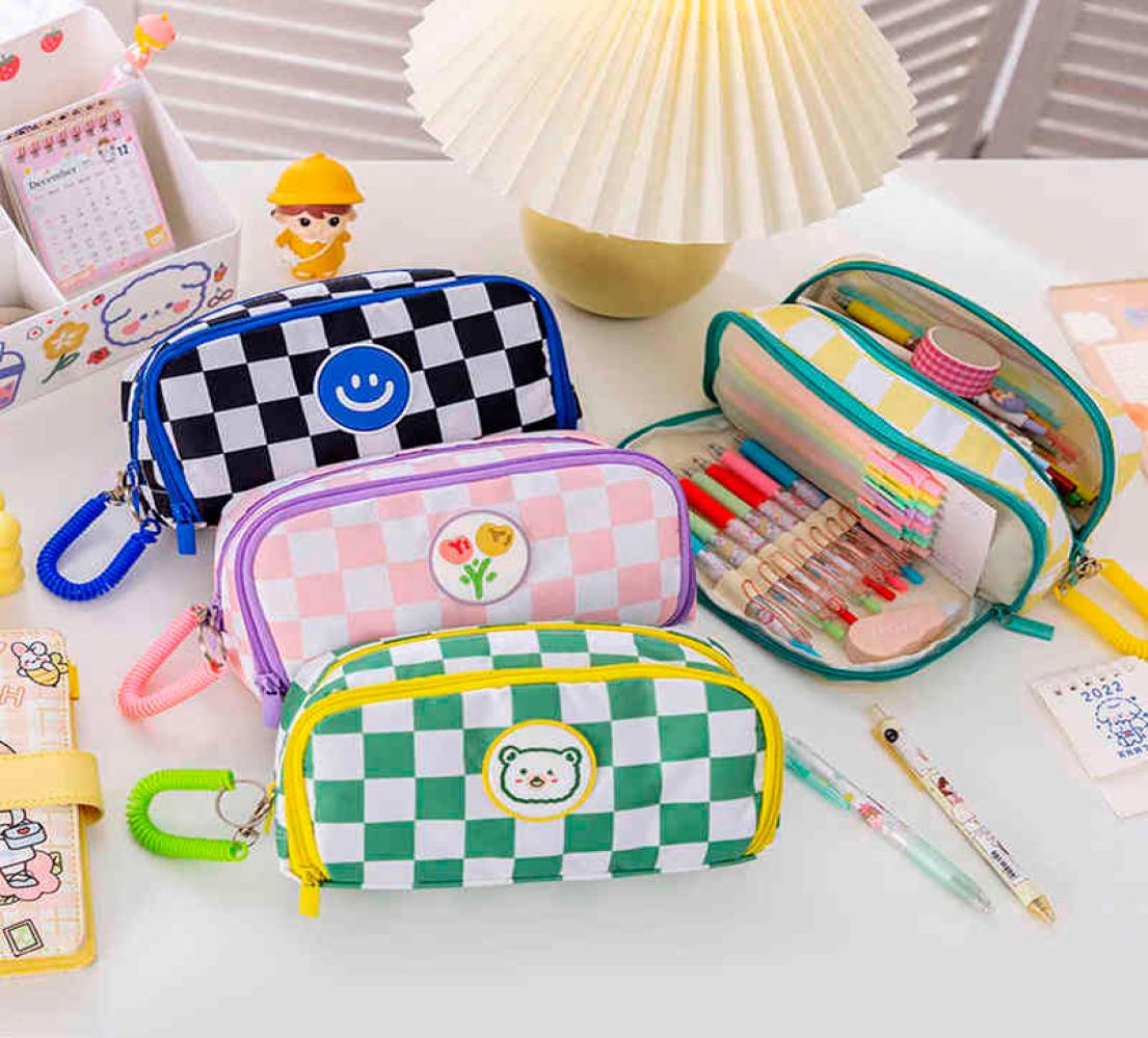 

Learning Toys Cute Pencil Case School Supplies Pen Case Trousse Scolaire Stationery Large Capacity Pencilcase Estuche Lapices Penc
