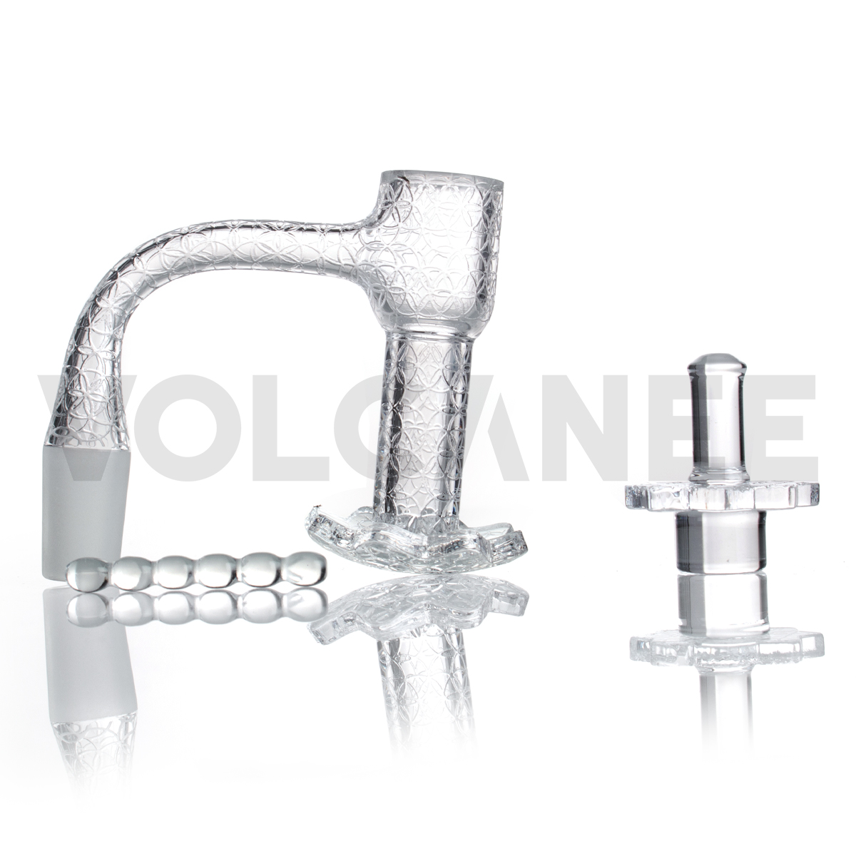 

Smoking Full Weld Beveled Edge Terp Slurper Quartz Banger With Quartz Pillar and Carb Cap 10mm 14mm male 18mm 20mm OD for Dab Rigs Water Pipes