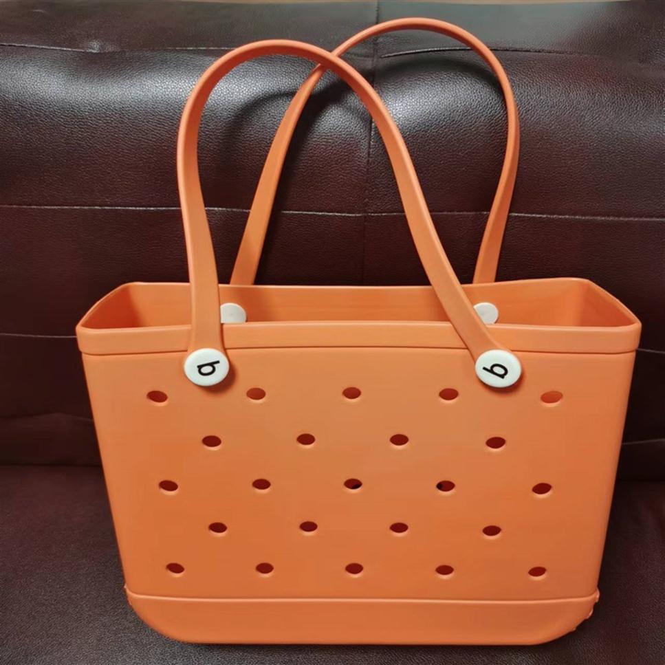 

Bogg Bag Silicone Beach Custom Tote Fashion Eva Plastic Beach Bags 2022 Women Summer8739225222S195O