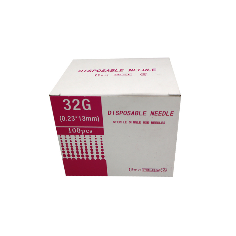 

30g 31g 32g 34g 4mm 6mm 13mm Microneedle roller Meso Sharp Mesotherapy Needle Medicals Facial Injection Hypodermic Needle for Skin Booster Filler