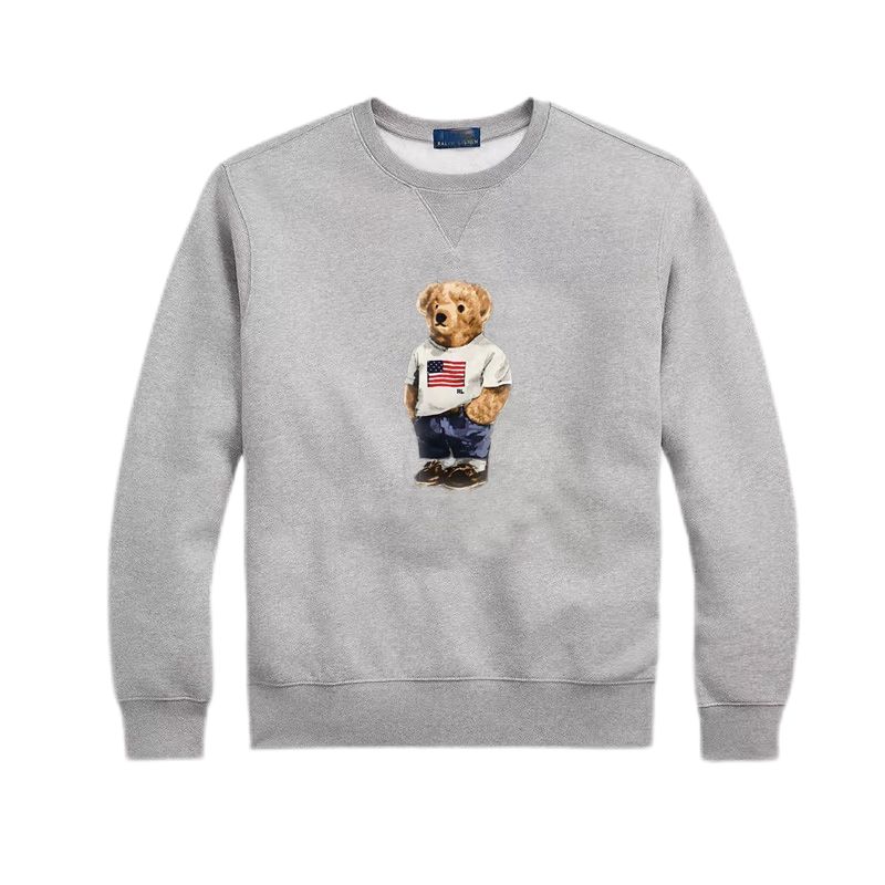 Nous manteau d'hiver pour hommes pull à capuche incontournable européen et américain nouvel ours automne et coton décontracté grand imprimé mode