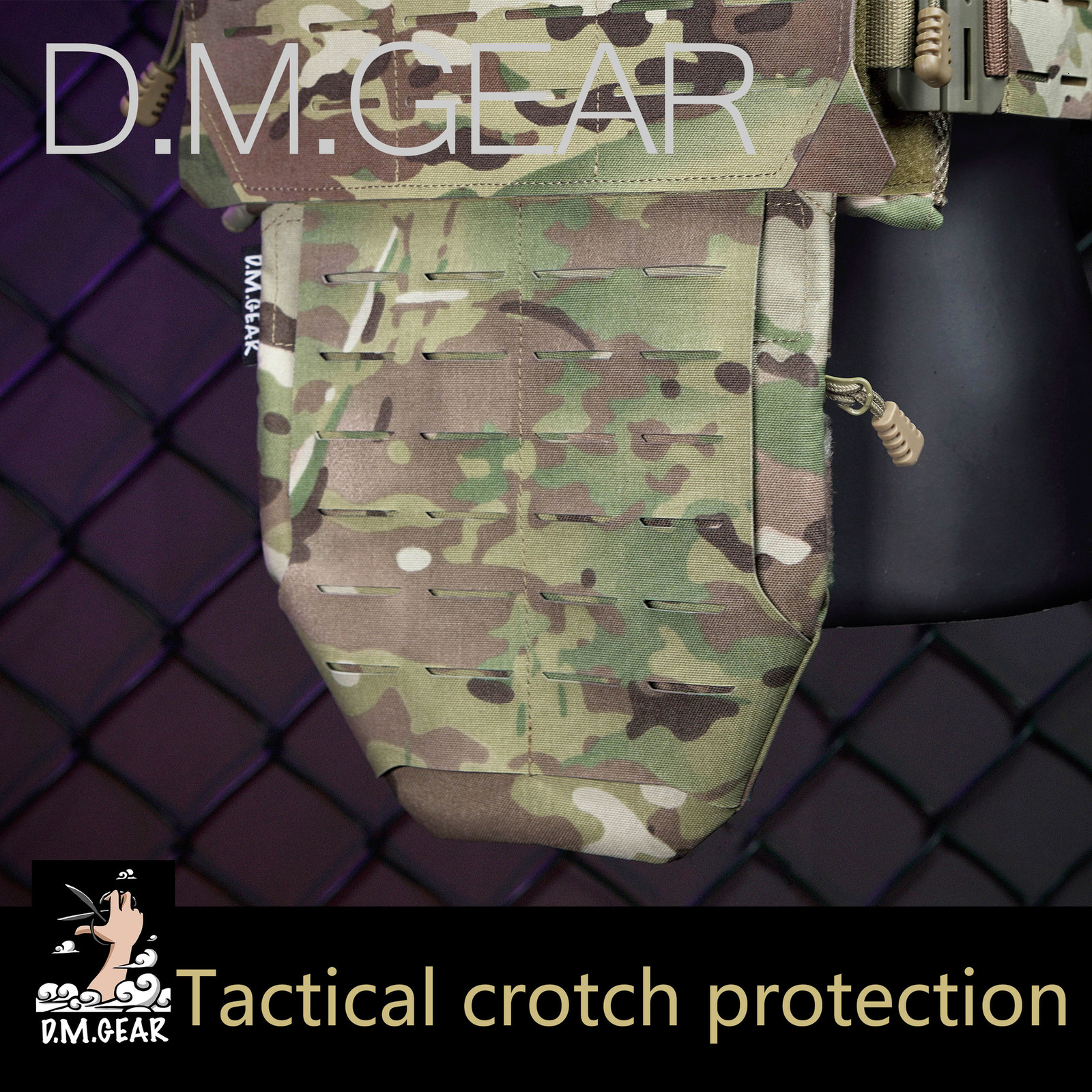 

Men's Vests DMGear Tactical Pleated Military Vest Crotch Groin Protection Army Gear Accessory Airsoft War Men Molle Body Armor Bag Equipment 221119, Wg m size