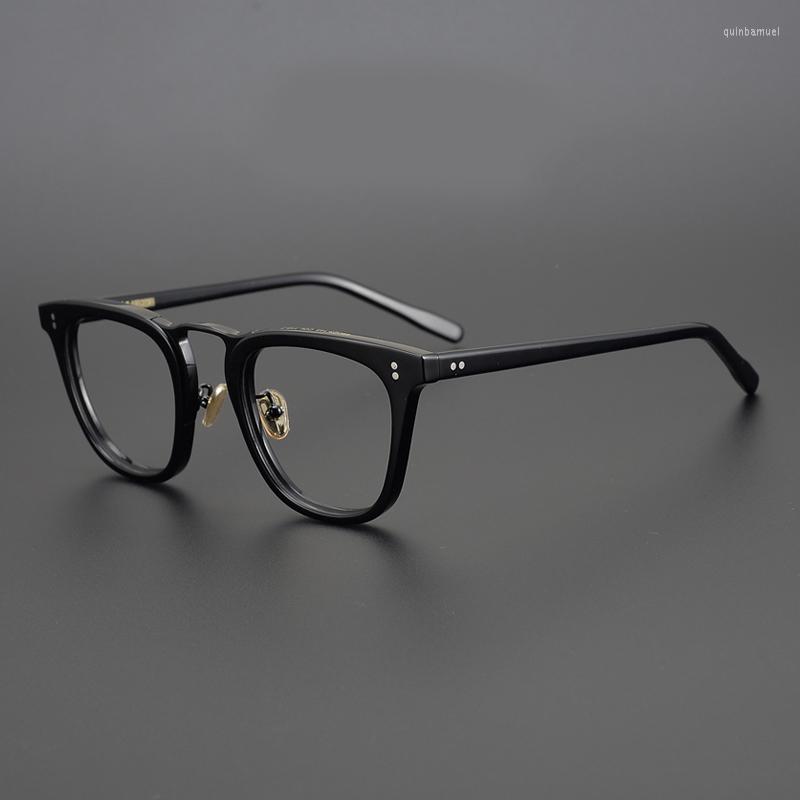 

Sunglasses Frames Vintage Square Designer Brand Glasses Frame Men TOP Quality Acetate Optical Eyeglasses Myopia Reading Women Prescription