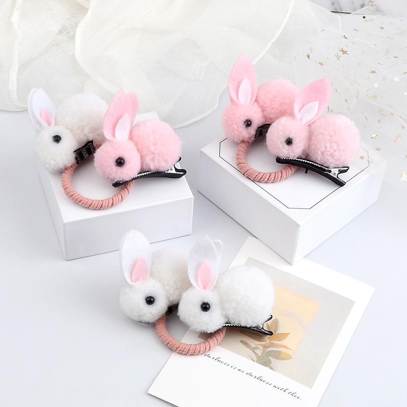 

Hair Accessories 2PCS/Set S Band Clip Set Lovely Furry Headwear Fashion Gifts For Baby Girls Children, Style 10