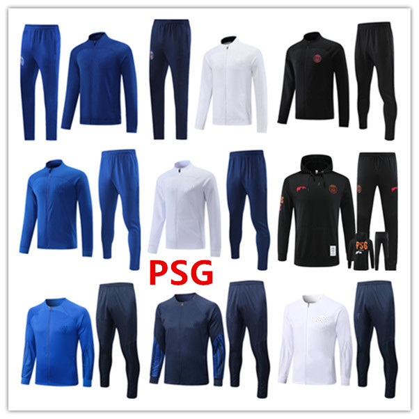 

2022 2023 soccer tracksuit PSGs jacket futbol Men Long sleeves 22/23 Survetement sets Hommes Sportswear Adult training suits football francia tracksuits, 14