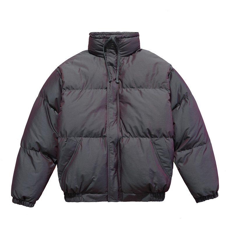 Men's Down Parkas cotton reflective coats cotton-padded jacket bread coat bubble coat letter print casual Parka Jackets