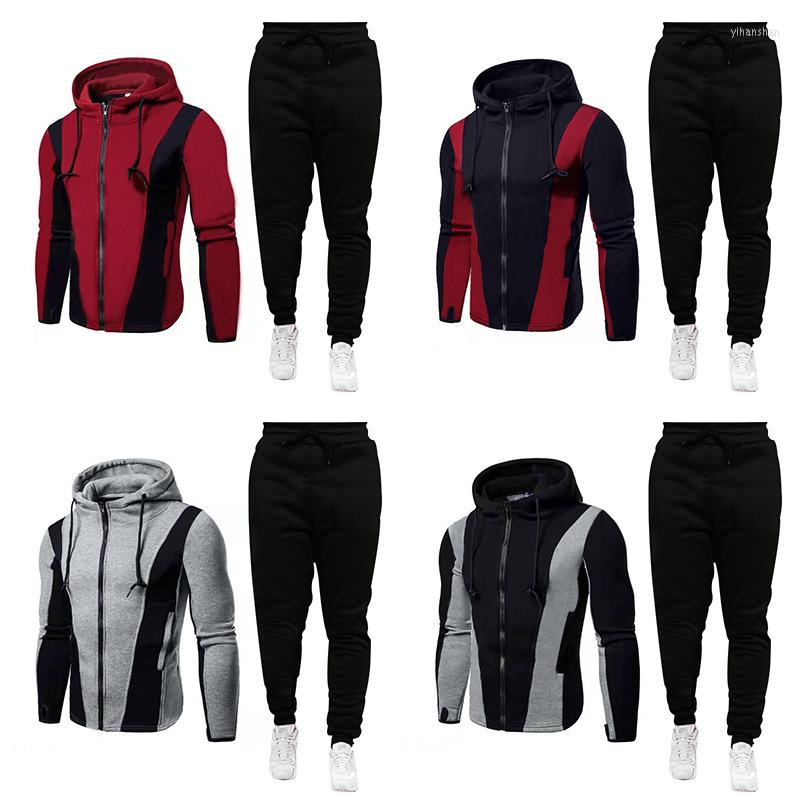 

Men' T Shirts MINDYGOO High Quality Custom Logo Factory 2022 Winter Sports Suit For Men Leisure Color Matching, Black