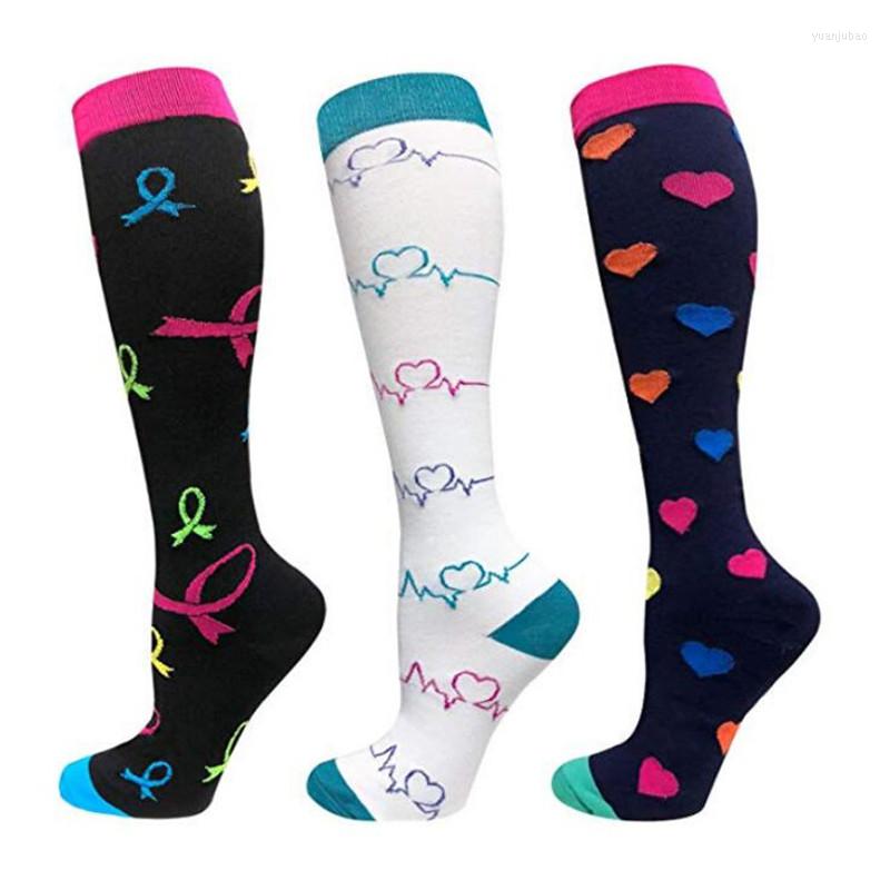 

Men's Socks Sport Compression For Varicose Veins Running Hiking Basketball Soccer Pregnancy Edema Elastic Footwear Men Stocking1 Pair, 45