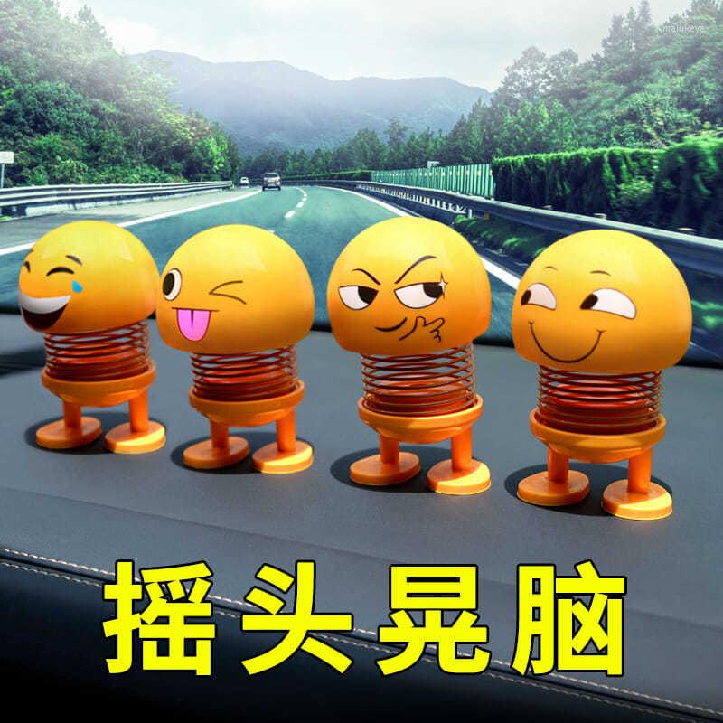 

Interior Decorations Spring Shake Head Doll Decoration Car Ornaments Cute Simulation Lovely Toy Car-stylin