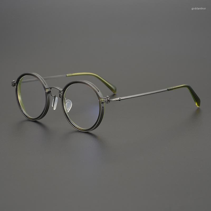 

Sunglasses Frames Retro Glasses Frame Men Top Quality Japan Designer Optical Eyewear Myopia Reading Women Prescription Vintage Eyeglasses