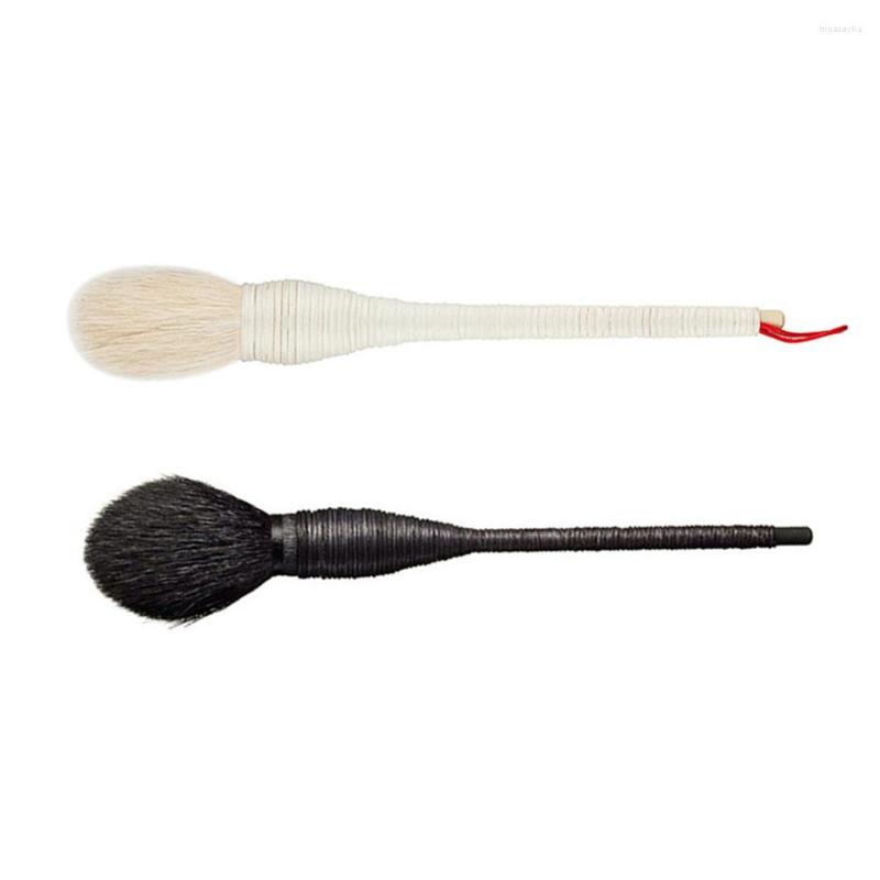 

Makeup Brushes Pro Rattan Shaped Brush Big Soft Wool Powder Blush Wooden Handle For Beauty Tools 1pc