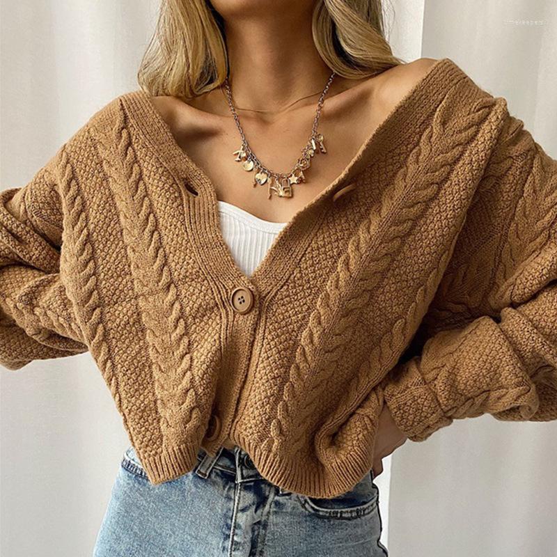 

Women' Knits Autumn Winter Knitted Open Stitch Cardigan Sweater Women Streetwear Long Sleeve Top Oversized Coat, White