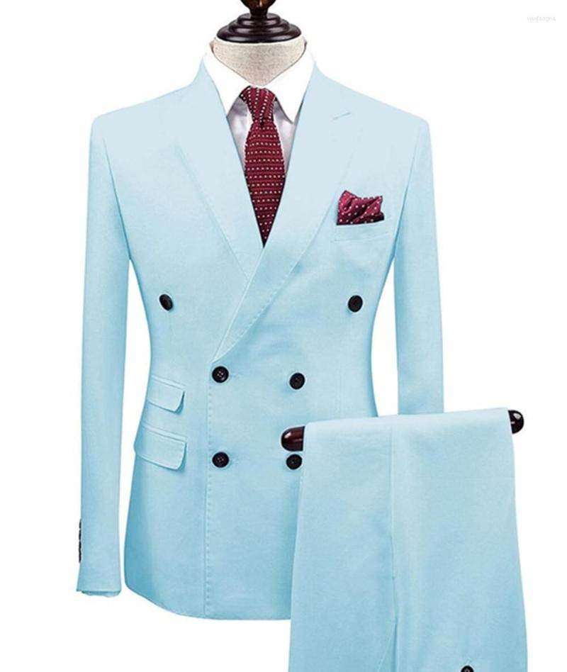 

Men's Suits Men's Suit Double Breasted Slim Fit Business Groom Tuxedo For Wedding Party 2 Piece, Beige